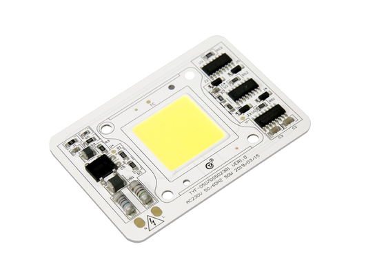 成長軽いAC LEDモジュール高いPPFD D5070 220V 50Wの穂軸LEDの破片